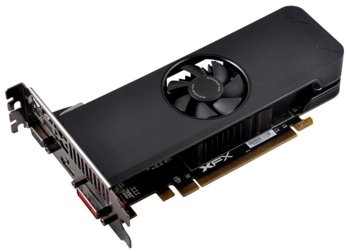   XFX Radeon R7 250 1000Mhz PCI-E 3.0 1024Mb 4600Mhz 128 bit DVI HDMI HDCP (R7-250A-ZLF4)  2