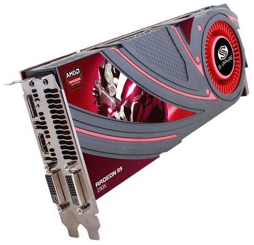   Sapphire Radeon R9 290X 1000Mhz PCI-E 3.0 4096Mb 5000Mhz 512 bit 2xDVI HDMI HDCP (21226-00-40G)  2