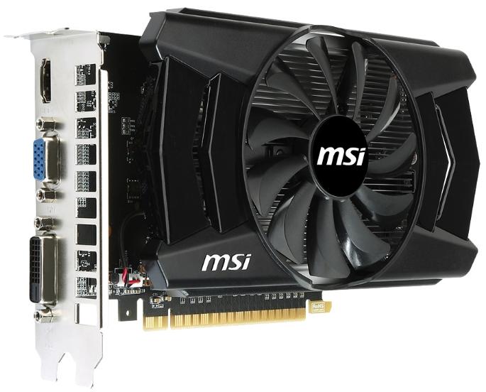   MSI GeForce GTX 750 Ti 1059Mhz PCI-E 3.0 2048Mb 5400Mhz 128 bit DVI HDMI HDCP (N750Ti-2GD5/OC)  2