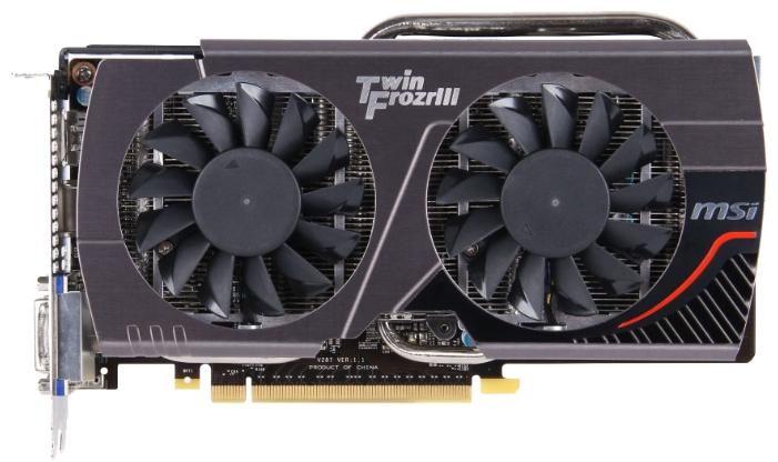   MSI GeForce GTX 660 980Mhz PCI-E 3.0 2048Mb 6008Mhz 192 bit 2xDVI HDMI HDCP Twin Frozr (N660 TF 2GD5)  1