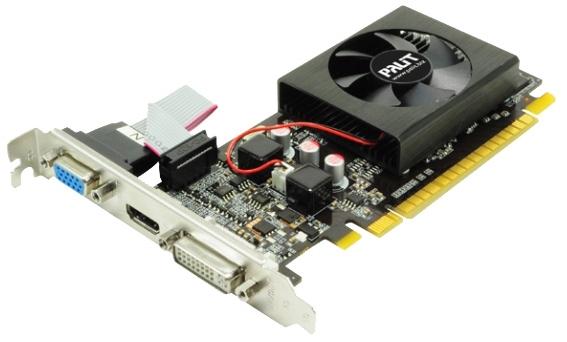   Palit GeForce 210 589Mhz PCI-E 2.0 512Mb 1250Mhz 32 bit DVI HDMI HDCP Black Cool (NEAG2100HD53-1196F)  2