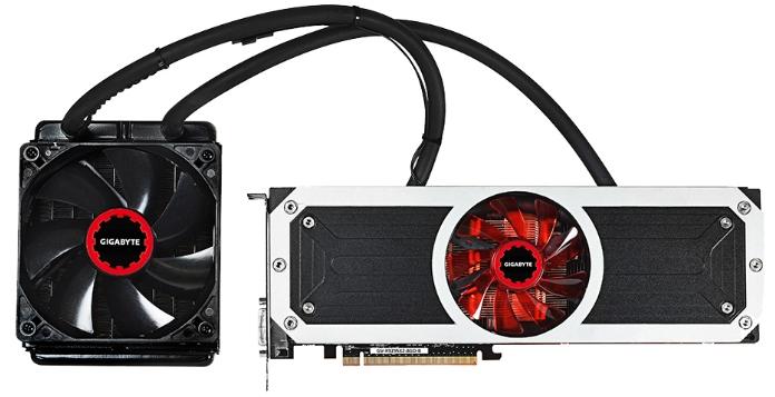   Gigabyte Radeon R9 295X2 1018Mhz PCI-E 3.0 8192Mb 5000Mhz 1024 bit DVI HDCP (GV-R9295X2-8GD-B)  2