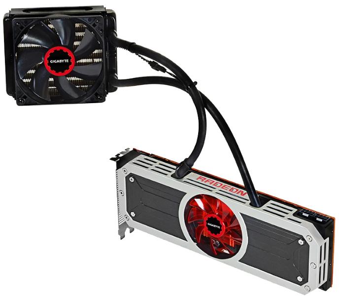   Gigabyte Radeon R9 295X2 1018Mhz PCI-E 3.0 8192Mb 5000Mhz 1024 bit DVI HDCP (GV-R9295X2-8GD-B)  3