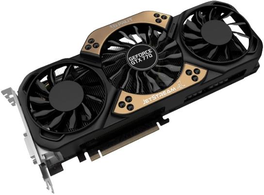   Palit GeForce GTX 770 1085Mhz PCI-E 3.0 2048Mb 7010Mhz 256 bit 2xDVI HDMI HDCP JETSTREAM (NE5X770S1042-1045J)  2