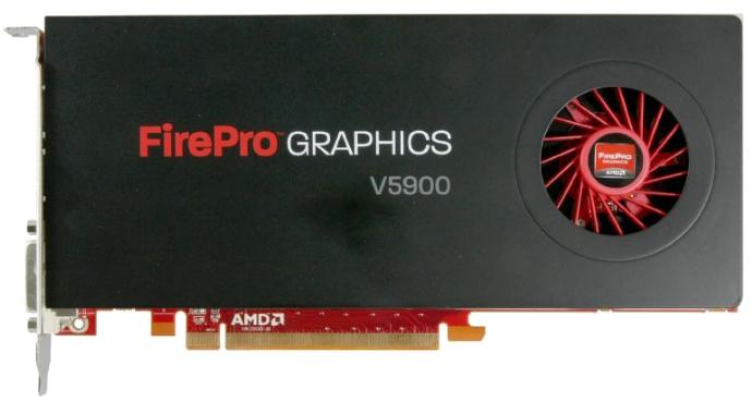   Sapphire FirePro V5900 600Mhz PCI-E 2.1 2048Mb 256 bit DVI (31004-20-40R)  1