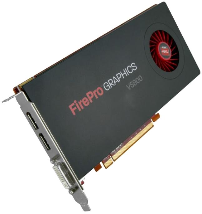   Sapphire FirePro V5900 600Mhz PCI-E 2.1 2048Mb 256 bit DVI (31004-20-40R)  3