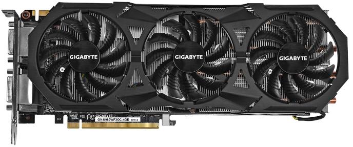   Gigabyte GeForce GTX 980 1178Mhz PCI-E 3.0 4096Mb 7000Mhz 256 bit 2xDVI HDMI HDCP (GV-N980WF3OC-4GD)  1