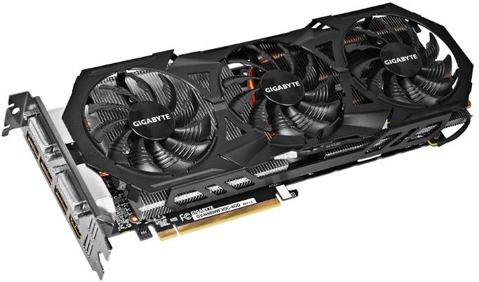   Gigabyte GeForce GTX 980 1178Mhz PCI-E 3.0 4096Mb 7000Mhz 256 bit 2xDVI HDMI HDCP (GV-N980WF3OC-4GD)  2