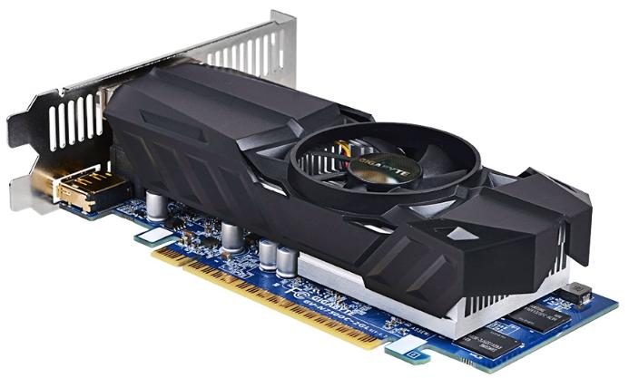   Gigabyte GeForce GTX 750 1059Mhz PCI-E 3.0 2048Mb 5000Mhz 128 bit DVI 2xHDMI HDCP (GV-N750OC-2GL)  3