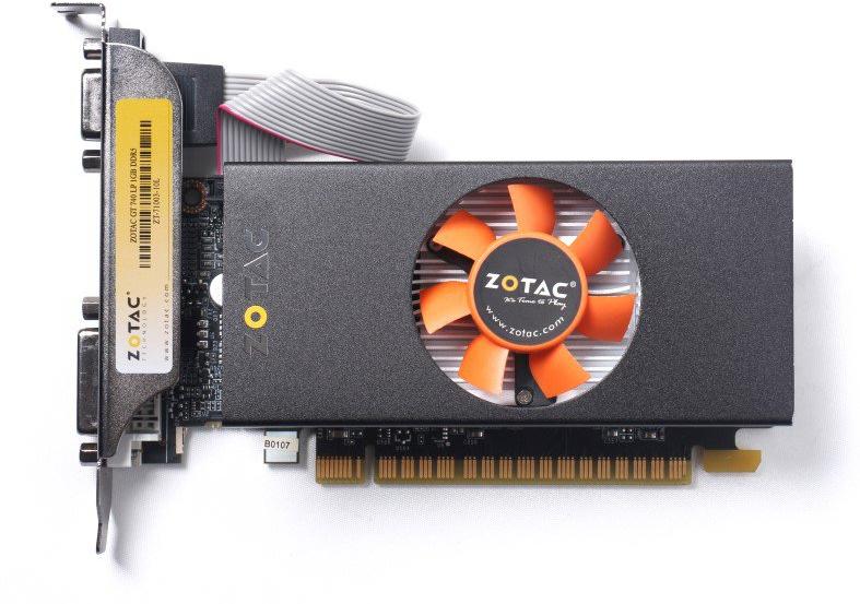   Zotac GeForce GT 740 993Mhz PCI-E 3.0 2048Mb 1782Mhz 128 bit DVI HDMI HDCP Low Profile (ZT-71006-10L)  3