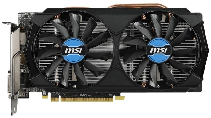   MSI Radeon R9 285 945Mhz PCI-E 3.0 2048Mb 5500Mhz 256 bit 2xDVI HDMI HDCP (R9 285 2GD5T OC)  1