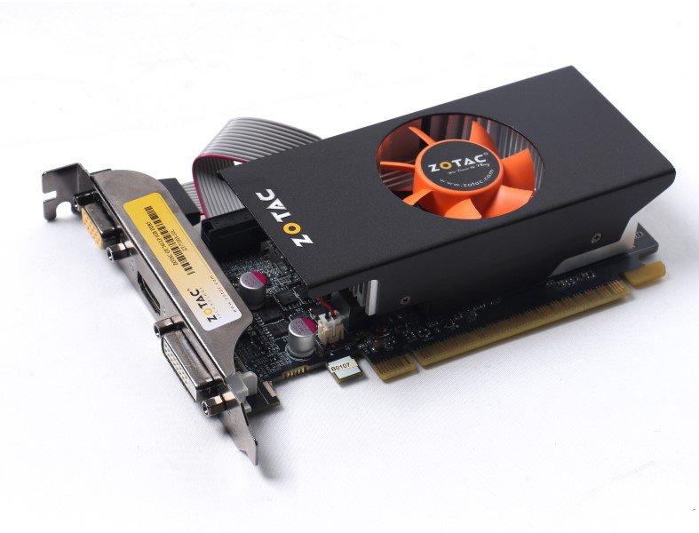   Zotac GeForce GT 740 993Mhz PCI-E 3.0 1024Mb 5000Mhz 128 bit DVI HDMI HDCP Low Profile (ZT-71003-10L)  2