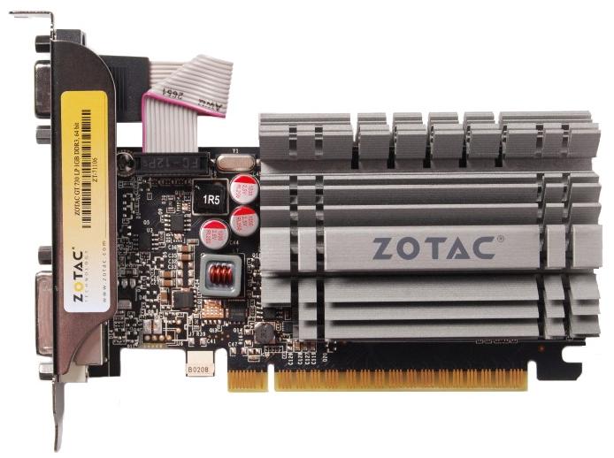   Zotac GeForce GT 720 797Mhz PCI-E 2.0 2048Mb 1600Mhz 64 bit DVI HDMI HDCP (ZT-71201-20L)  2