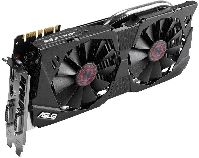   Asus GeForce GTX 970 1114Mhz PCI-E 3.0 4096Mb 7010Mhz 256 bit 2xDVI HDMI HDCP (STRIX-GTX970-DC2OC-4GD5)  2