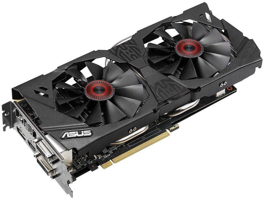   Asus GeForce GTX 970 1114Mhz PCI-E 3.0 4096Mb 7010Mhz 256 bit 2xDVI HDMI HDCP (STRIX-GTX970-DC2OC-4GD5)  3