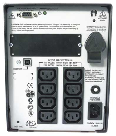   APC Smart-UPS 1500VA USB & Serial 230V (SUA1500I)  2