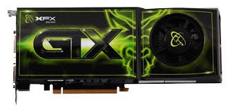   XFX GeForce GTX 260 666 Mhz PCI-E 2.0 896 Mb 2300 Mhz 448 bit 2xDVI TV HDCP YPrPb 216 (GX-260N-ADB(*))  1