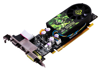   XFX GeForce 9400 GT 550 Mhz PCI-E 2.0 1024 Mb 800 Mhz 128 bit DVI TV HDCP YPrPb (PV-T94G-ZAF(*))  1