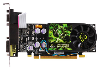   XFX GeForce 9400 GT 550 Mhz PCI-E 2.0 1024 Mb 800 Mhz 128 bit DVI TV HDCP YPrPb (PV-T94G-ZAF(*))  2