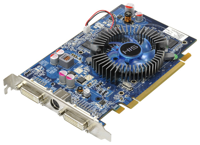   HIS Radeon HD 4650 600 Mhz PCI-E 2.0 512 Mb 800 Mhz 128 bit 2xDVI TV HDCP YPrPb (H465FS512P)  2