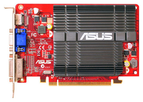   Asus Radeon HD 4350 600Mhz PCI-E 2.0 1024Mb 800Mhz 64 bit DVI HDMI HDCP (EAH4350 SILENT/DI/1GD2)  1