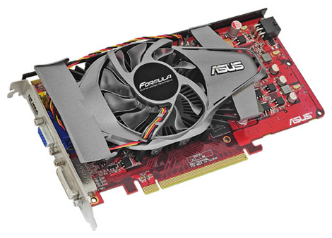   Asus Radeon HD 4770 750 Mhz PCI-E 2.0 512 Mb 3200 Mhz 128 bit DVI HDMI HDCP (EAH4770 FORMULA/DI/512MD5)  1