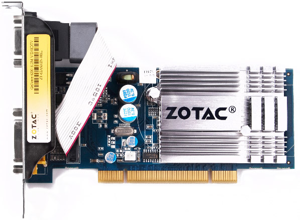   Zotac GeForce 6200 350 Mhz AGP 512 Mb 533 Mhz 64 bit DVI TV (ZT-62AAH2N-HSL)  2