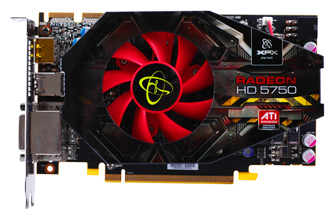   XFX Radeon HD 5750 700 Mhz PCI-E 2.0 1024 Mb 4600 Mhz 128 bit 2xDVI HDMI HDCP (HD-575X-ZNF7)  1