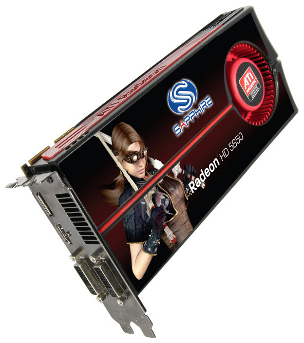   Sapphire Radeon HD 5850 725 Mhz PCI-E 2.0 1024 Mb 4000 Mhz 256 bit 2xDVI HDMI (11162-00-40R)  2