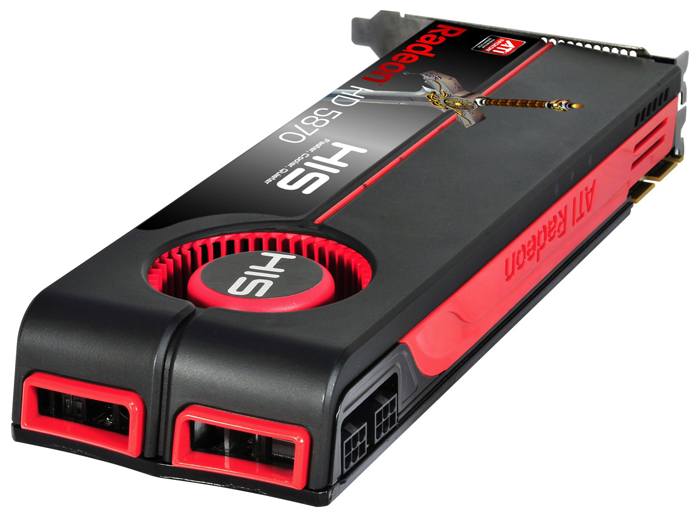   HIS Radeon HD 5870 850 Mhz PCI-E 2.0 1024 Mb 4800 Mhz 256 bit 2xDVI HDMI HDCP (H587F1GD)  2