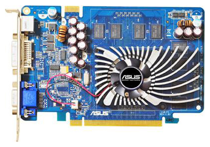   Asus GeForce 7300 GT 400 Mhz PCI-E 2.0 512 Mb 800 Mhz 128 bit DVI YPbPr (EN7300GT/HTD/512M)  1