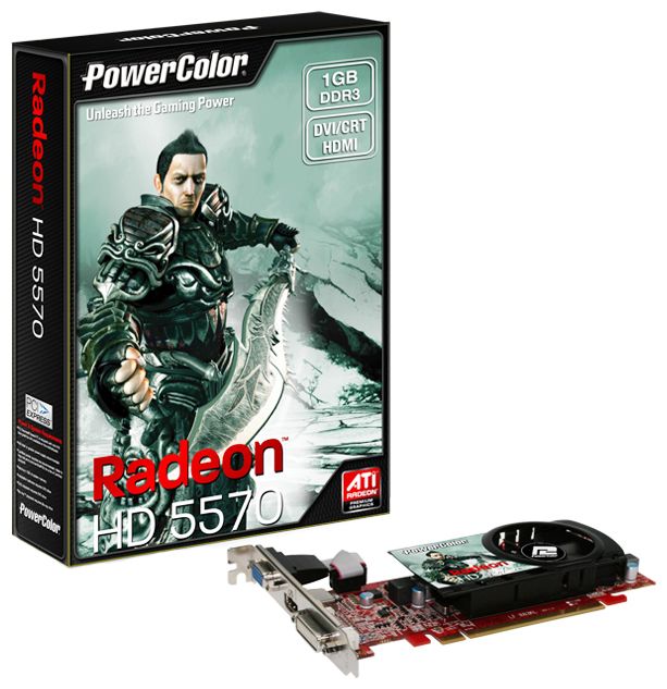  PowerColor HD5570 1GB DDR3 Low Profile