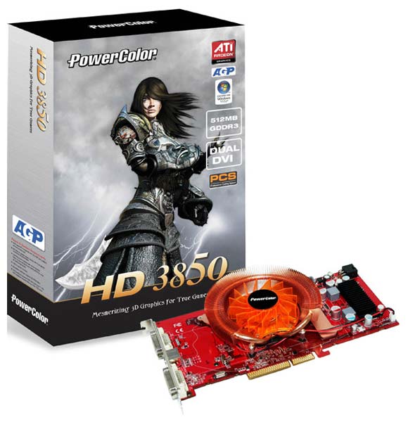  PowerColor PCS HD3850 512MB AGP