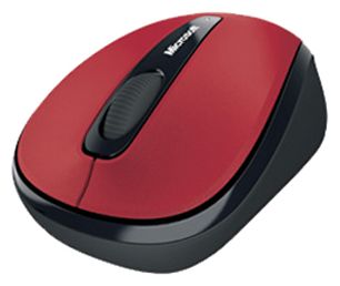  Microsoft Wireless Mobile Mouse 3500 Special Edition Poppy red USB GMF-00013  #1