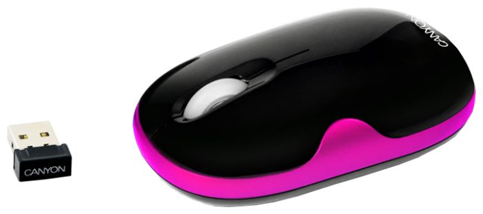  Canyon CNR-MSOW01 Black-Pink USB CNR-MSOW01P  #1