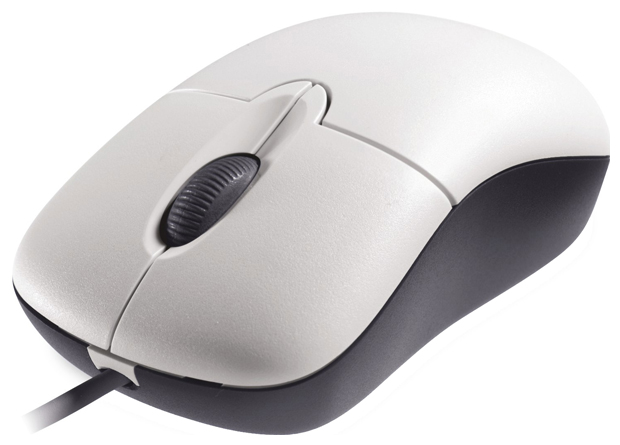  Microsoft Basic Optical Mouse White PS/2 P58-00007  #1