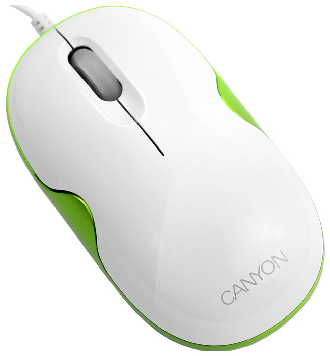  Canyon CNR-MSL8G White-Green USB+PS/2  #1