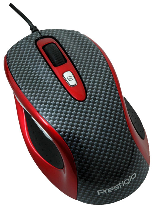  Prestigio S size Mouse PJ-MSO1 Carbon-Red USB