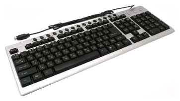  Gembird KB-8300M-SB Black-Silver PS/2  #1