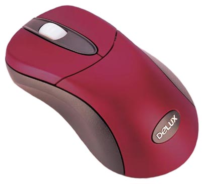  Delux DLM-300BT Red USB+PS/2