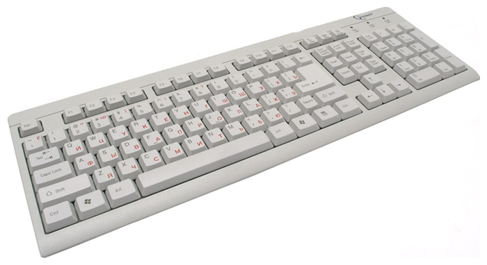  Gembird KB-8300-R White PS/2  #1