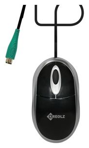  Kreolz MS829 Black-Silver PS/2