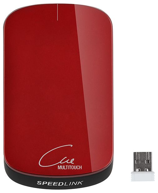  Speed-Link CUE Wireless Multitouch Mouse Metallic-Red USB