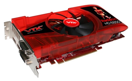  VTX3D Radeon HD 6850 775 Mhz PCI-E 2.1 1024 Mb 4000 Mhz 256 bit 2xDVI HDMI HDCP