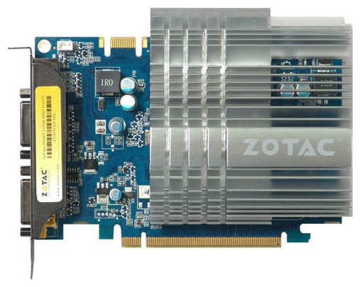  Zotac GeForce 9500 GT 550Mhz PCI-E 2.0 1024Mb 800Mhz 128 bit 2xDVI TV HDCP YPrPb Silent