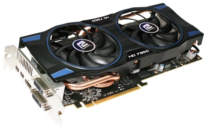  PowerColor Radeon HD 7950 850Mhz PCI-E 3.0 3072Mb 5000Mhz 384 bit 2xDVI HDMI HDCP UEFI AX7950 3GBD5-2DHV5E  #1