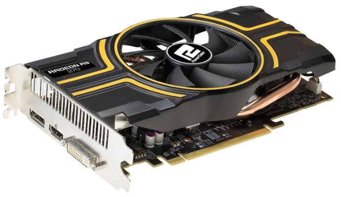  PowerColor Radeon R9 270 930Mhz PCI-E 3.0 2048Mb 5600Mhz 256 bit 2xDVI HDMI HDCP