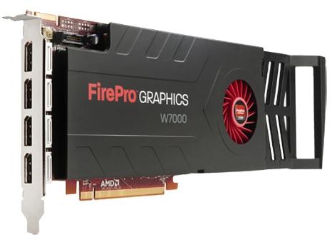  HP FirePro W7000 950Mhz PCI-E 3.0 4096Mb 256 bit C2K00AA  #1