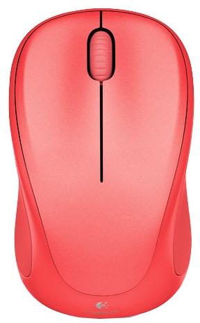  Logitech Wireless Mouse M317 Bubble Bath Red USB