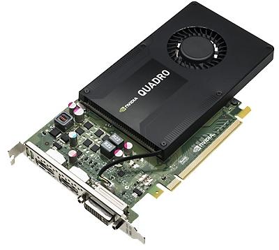  HP Quadro K2200 PCI-E 2.0 4096Mb 128 bit DVI